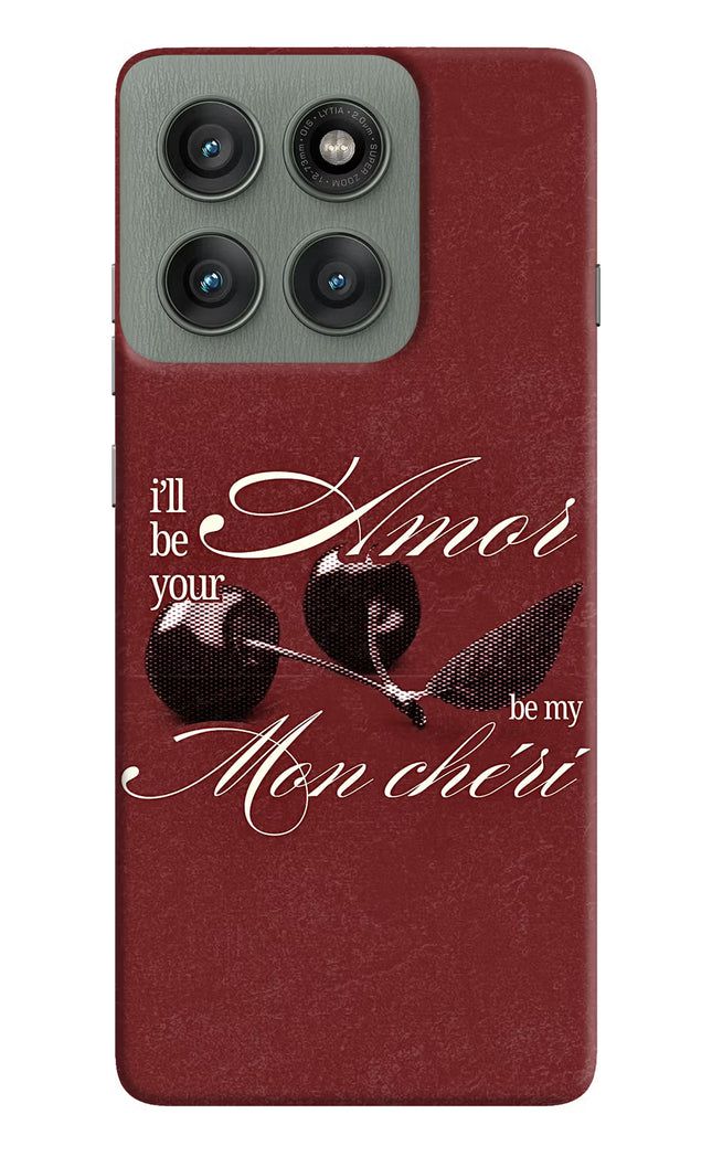 Velvet Cherry Moto Edge 60 Pro Hard Case Back Cover by Casekaro