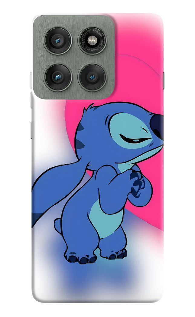 Stitch Hug Moto Edge 60 Pro Hard Case Back Cover by Casekaro