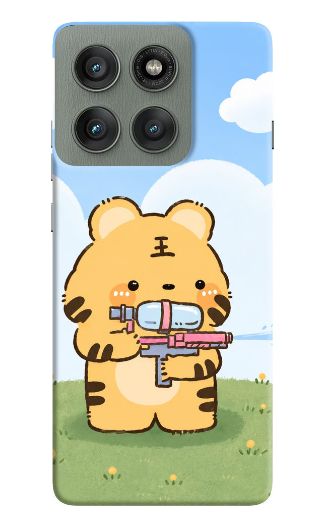 Tiger Treat Moto Edge 60 Pro Hard Case Back Cover by Casekaro