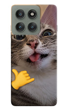 Silly Cat Call Moto Edge 60 Pro Hard Case Back Cover by Casekaro