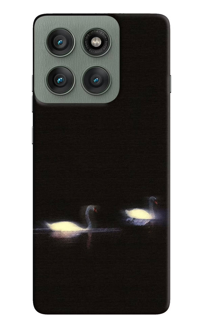 Silent Swans Moto Edge 60 Pro Hard Case Back Cover by Casekaro