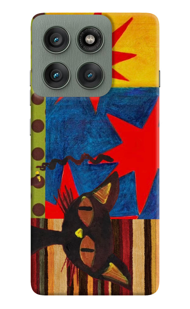 Pop Cat Moto Edge 60 Pro Hard Case Back Cover by Casekaro