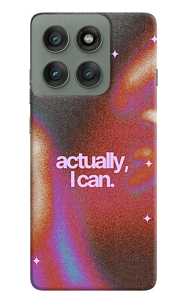 Pink Aura Moto Edge 60 Pro Hard Case Back Cover by Casekaro