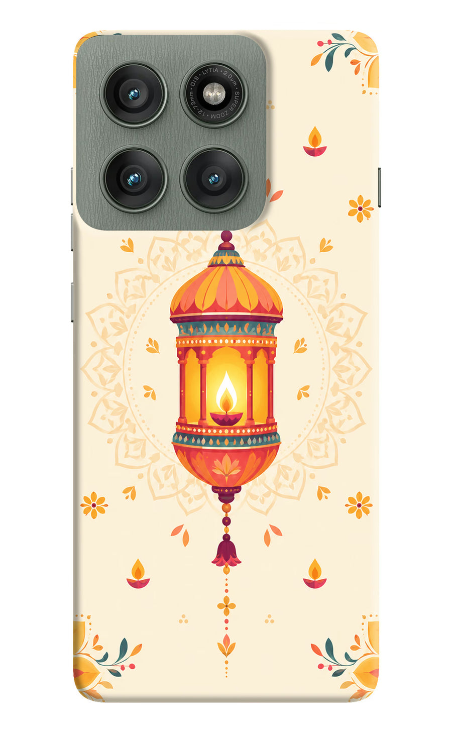 Golden Lantern Moto Edge 60 Pro Back Cover, Hard case