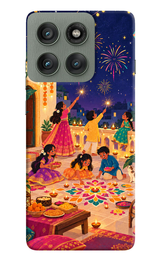 Diwali Night Moto Edge 60 Pro Back Cover