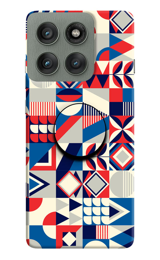 Colorful Pattern Moto Edge 60 Pro Pop Case by Casekaro