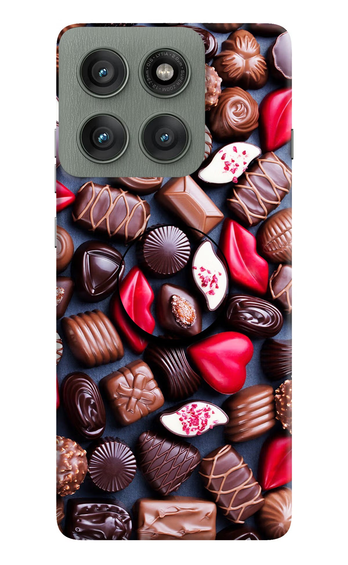 Chocolates Moto Edge 60 Pro Pop Case by Casekaro