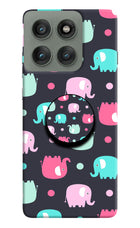 Baby Elephants Moto Edge 60 Pro Pop Case by Casekaro