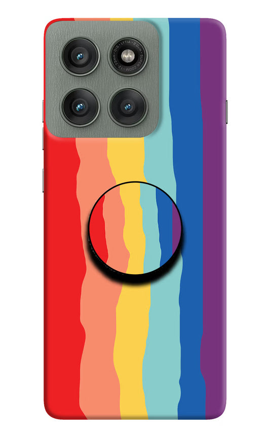 Rainbow Moto Edge 60 Pro Pop Case by Casekaro