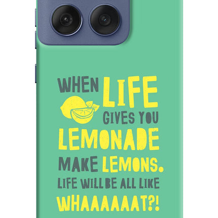 Quote Moto Edge 60 Fusion Hard Case Back Cover by Casekaro