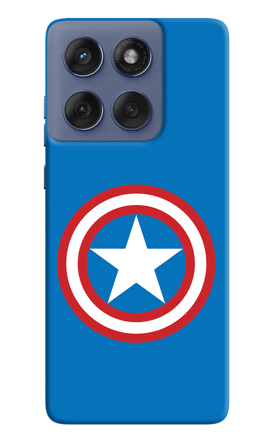 Captain America Logo Moto Edge 60 Fusion Hard Case Back Cover by Casekaro