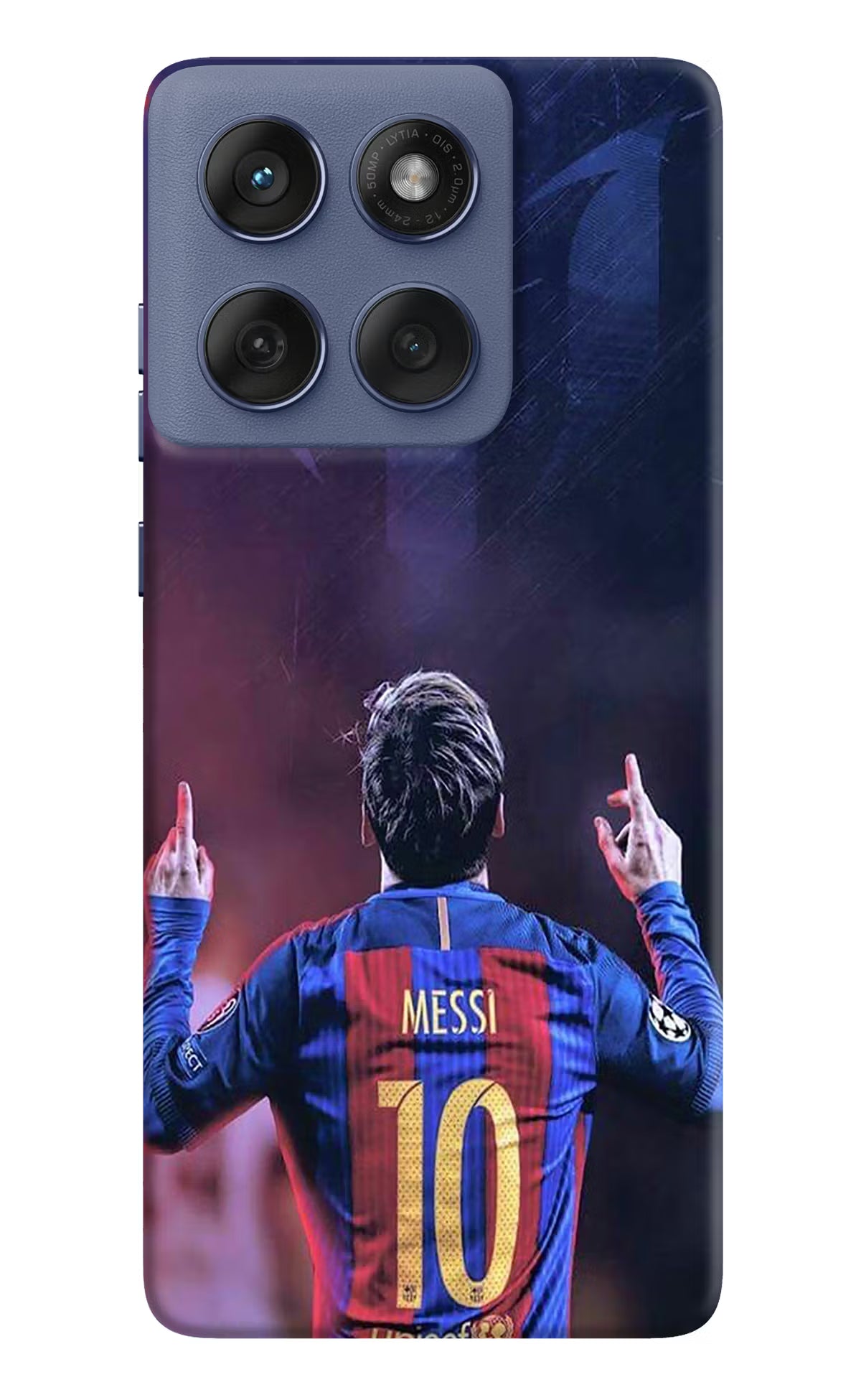 Messi Moto Edge 60 Fusion Hard Case Back Cover by Casekaro
