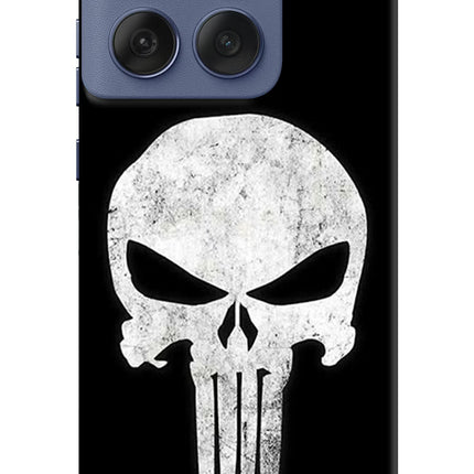 Punisher Skull Moto Edge 60 Fusion Hard Case Back Cover by Casekaro