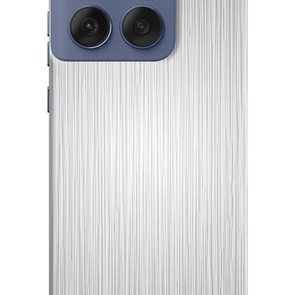 Wooden Grey Texture Moto Edge 60 Fusion Hard Case Back Cover by Casekaro