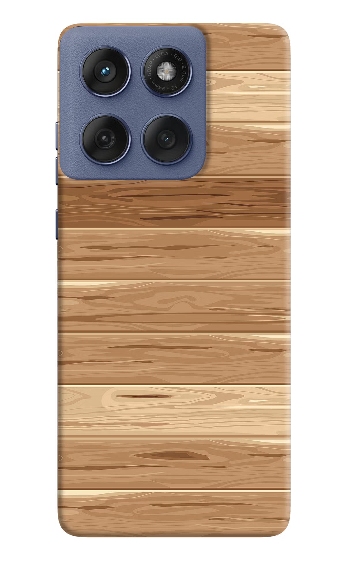 Wooden Vector Moto Edge 60 Fusion Hard Case Back Cover by Casekaro