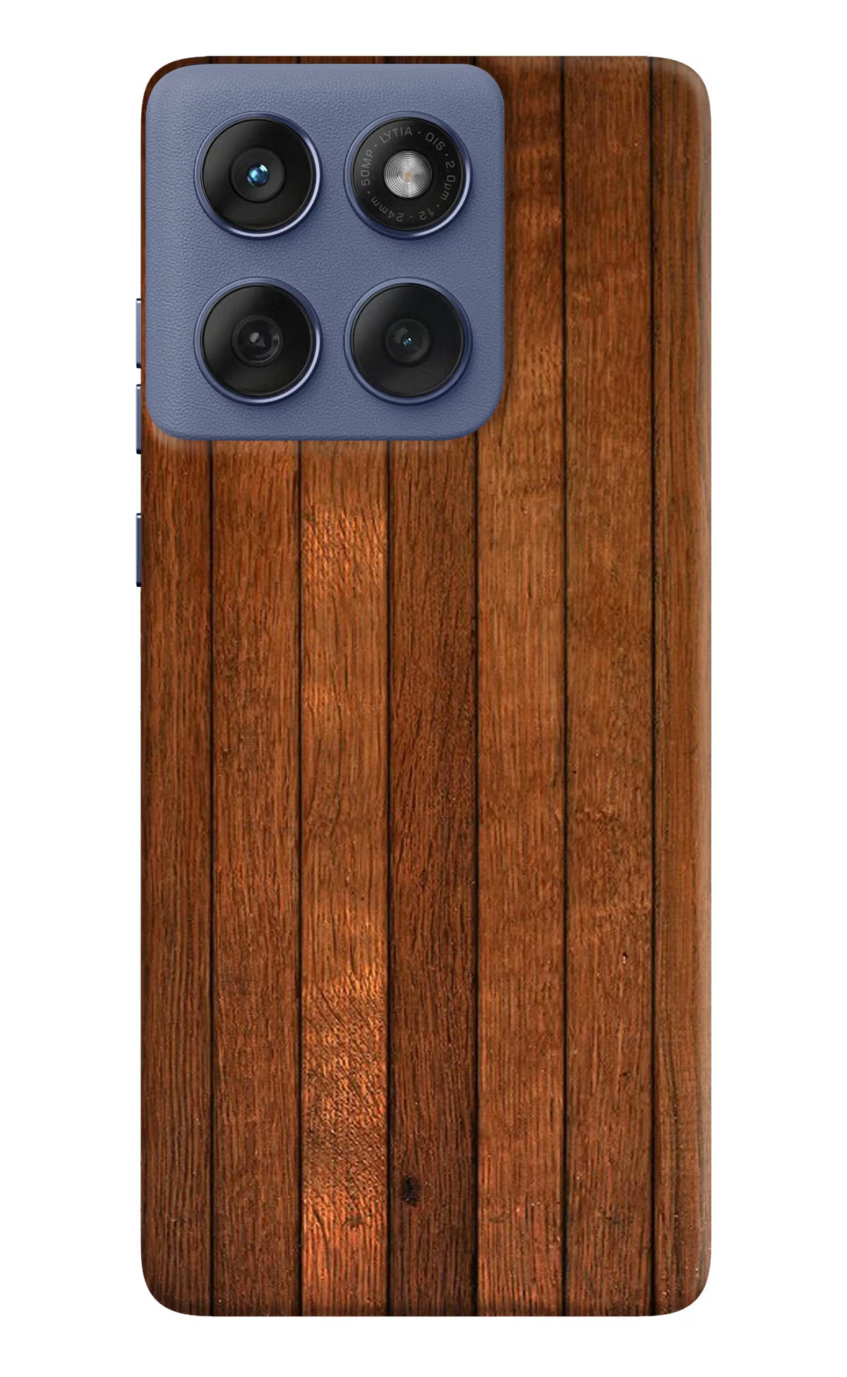 Wooden Artwork Bands Moto Edge 60 Fusion Hard Case Back Cover by Casekaro