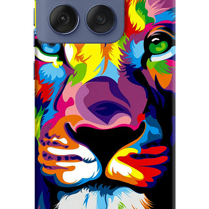 Lion Moto Edge 60 Fusion Hard Case Back Cover by Casekaro