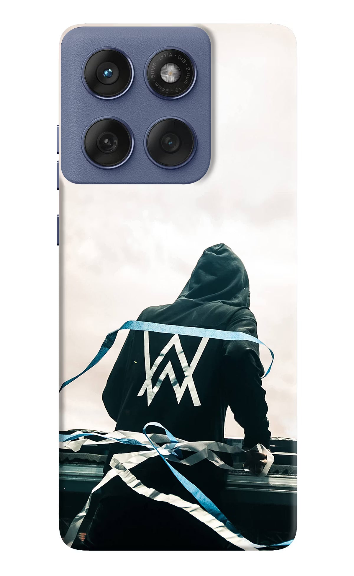 Alan Walker Moto Edge 60 Fusion Hard Case Back Cover by Casekaro