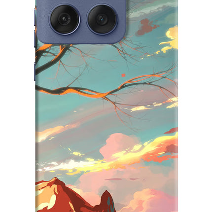 Scenery Moto Edge 60 Fusion Hard Case Back Cover by Casekaro