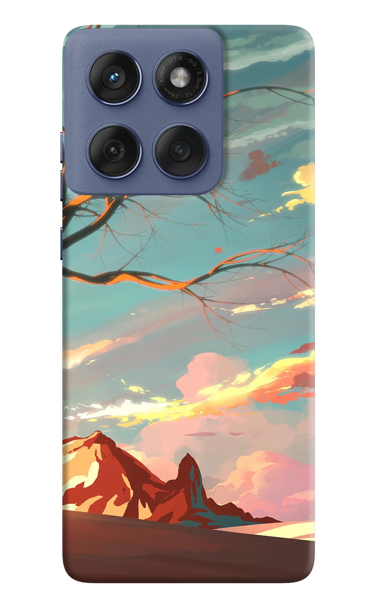 Scenery Moto Edge 60 Fusion Hard Case Back Cover by Casekaro