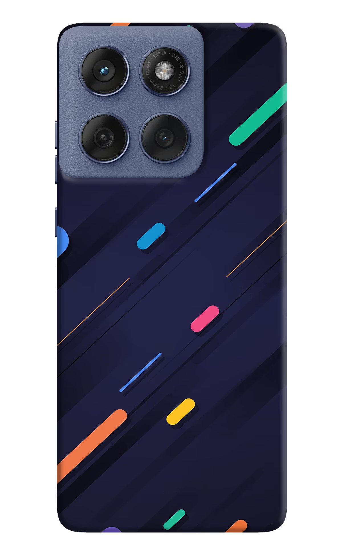 Abstract Design Moto Edge 60 Fusion Hard Case Back Cover by Casekaro