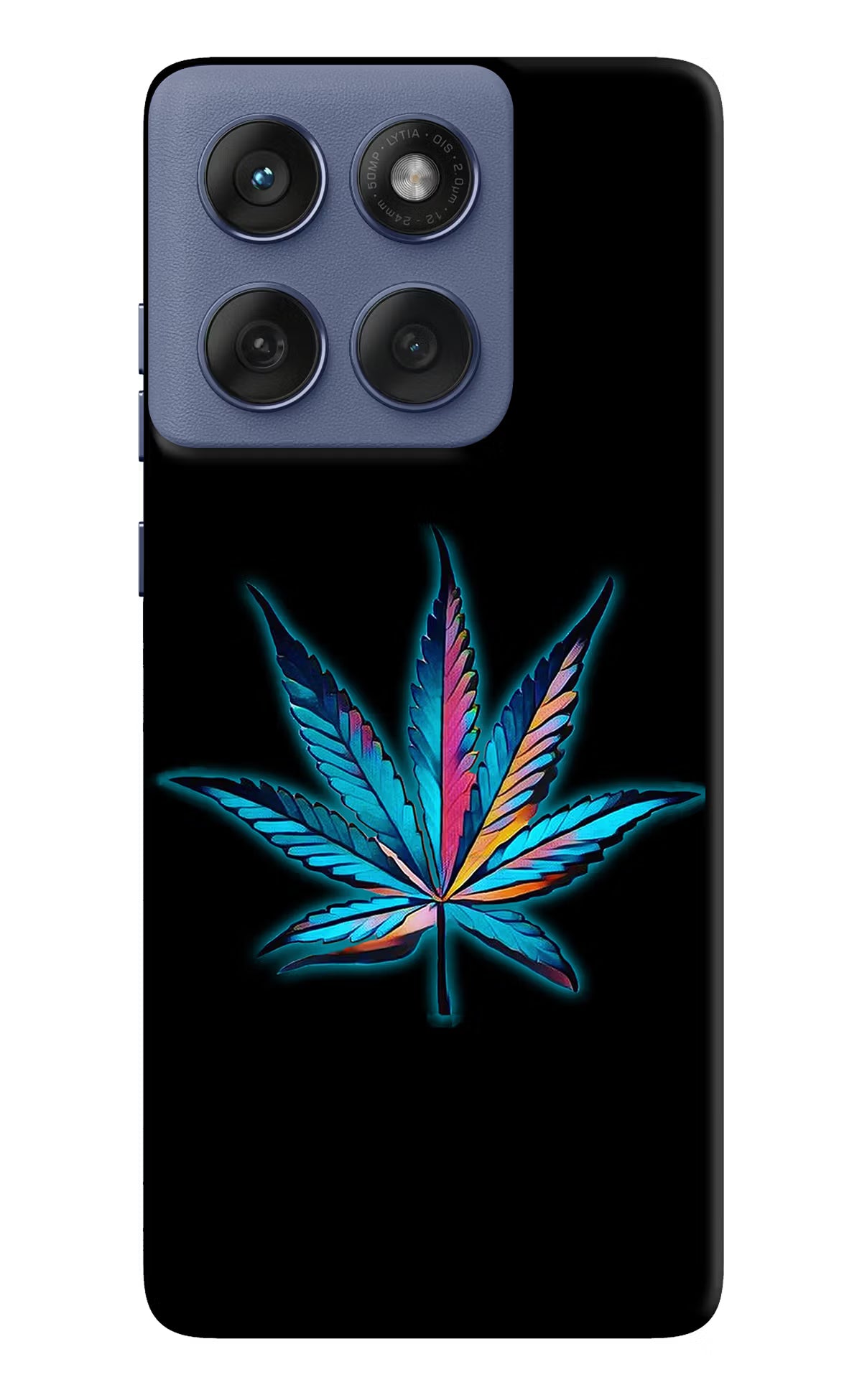 Weed Moto Edge 60 Fusion Hard Case Back Cover by Casekaro