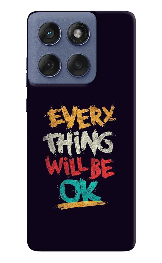 Everything Will Be Ok Moto Edge 60 Fusion Hard Case Back Cover by Casekaro