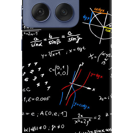Mathematics Formula Moto Edge 60 Fusion Hard Case Back Cover by Casekaro