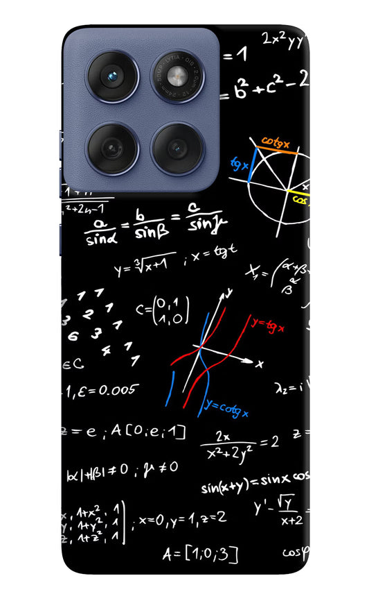 Mathematics Formula Moto Edge 60 Fusion Hard Case Back Cover by Casekaro