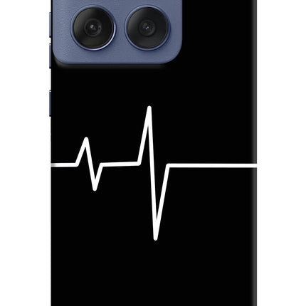 Heart Beats Moto Edge 60 Fusion Hard Case Back Cover by Casekaro