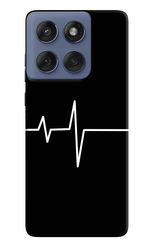 Heart Beats Moto Edge 60 Fusion Hard Case Back Cover by Casekaro