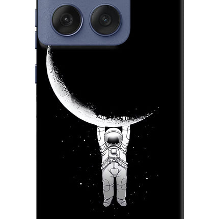 Moon Space Moto Edge 60 Fusion Hard Case Back Cover by Casekaro