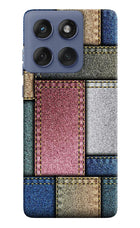 Multicolor Jeans Moto Edge 60 Fusion Hard Case Back Cover by Casekaro