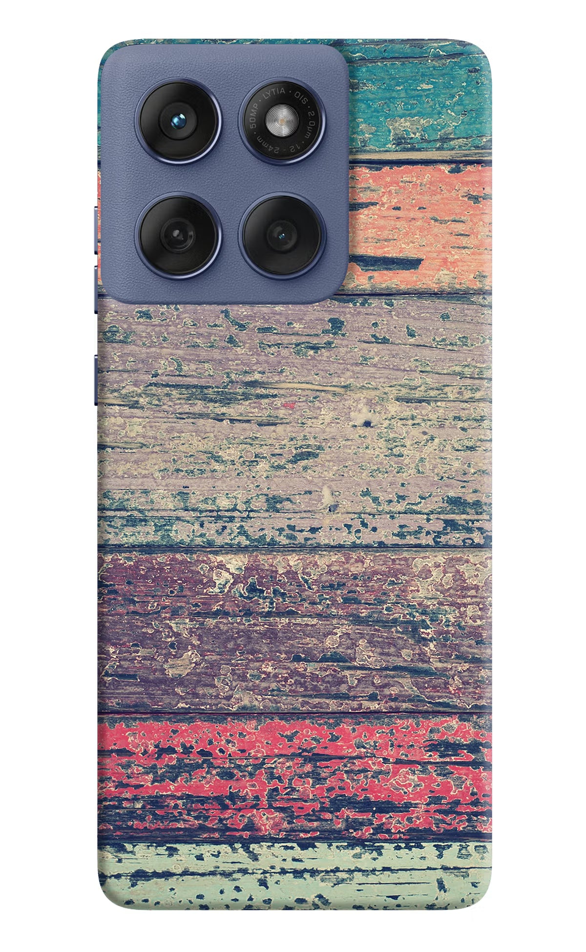 Colourful Wall Moto Edge 60 Fusion Hard Case Back Cover by Casekaro