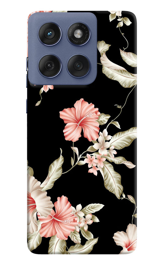 Flowers Moto Edge 60 Fusion Hard Case Back Cover by Casekaro