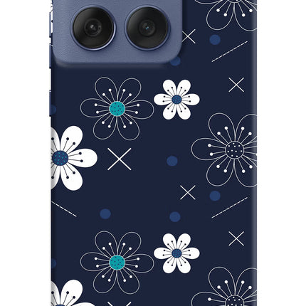 Flowers Moto Edge 60 Fusion Hard Case Back Cover by Casekaro
