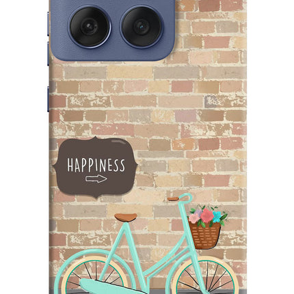 Happiness Artwork Moto Edge 60 Fusion Hard Case Back Cover by Casekaro