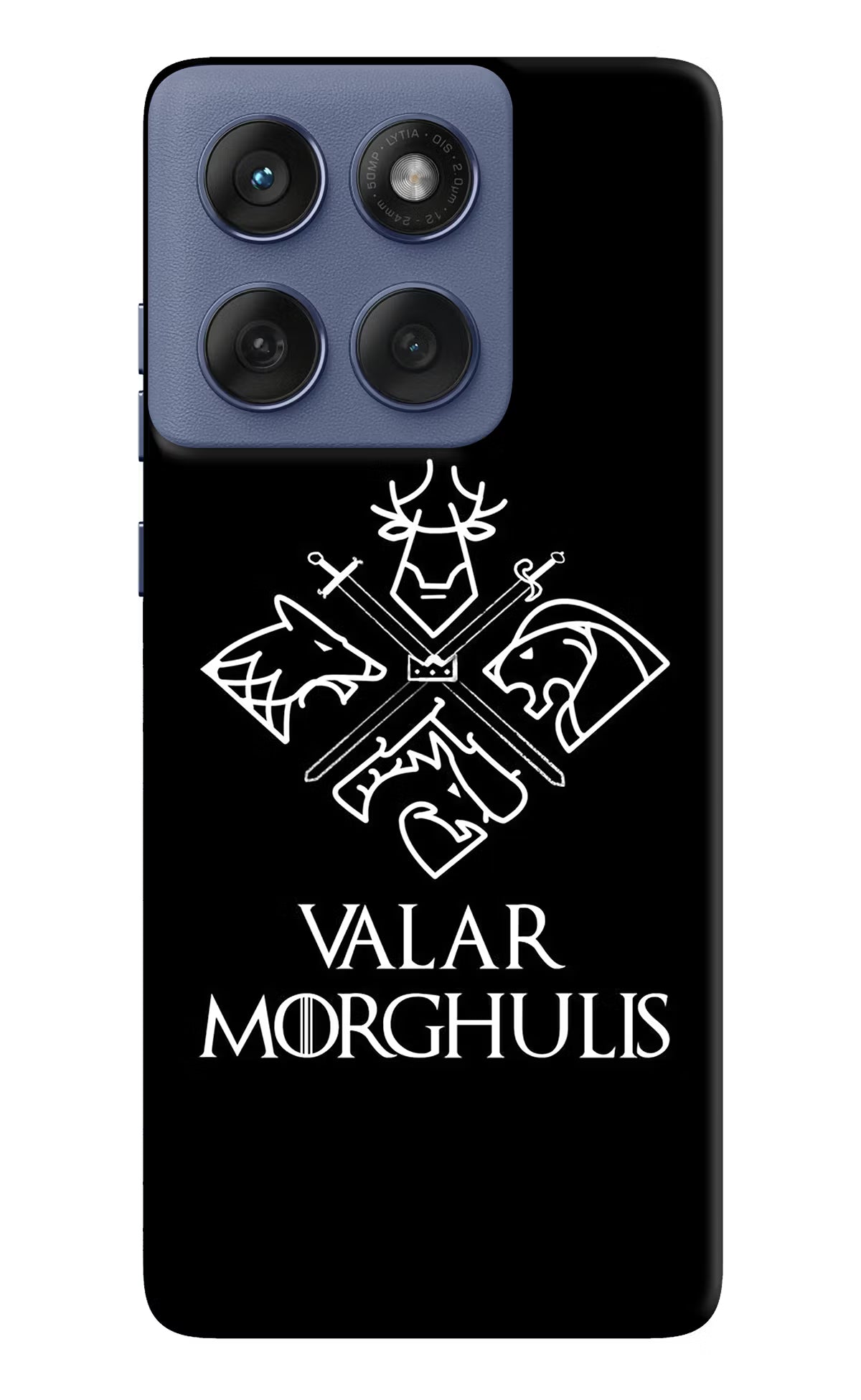 Valar Morghulis | Game Of Thrones Moto Edge 60 Fusion Hard Case Back Cover by Casekaro