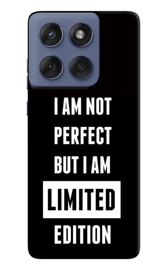 I Am Not Perfect But I Am Limited Edition Moto Edge 60 Fusion Hard Case Back Cover by Casekaro