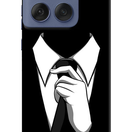 Black Tie Moto Edge 60 Fusion Hard Case Back Cover by Casekaro