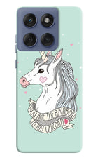 Unicorn Wallpaper Moto Edge 60 Fusion Hard Case Back Cover by Casekaro