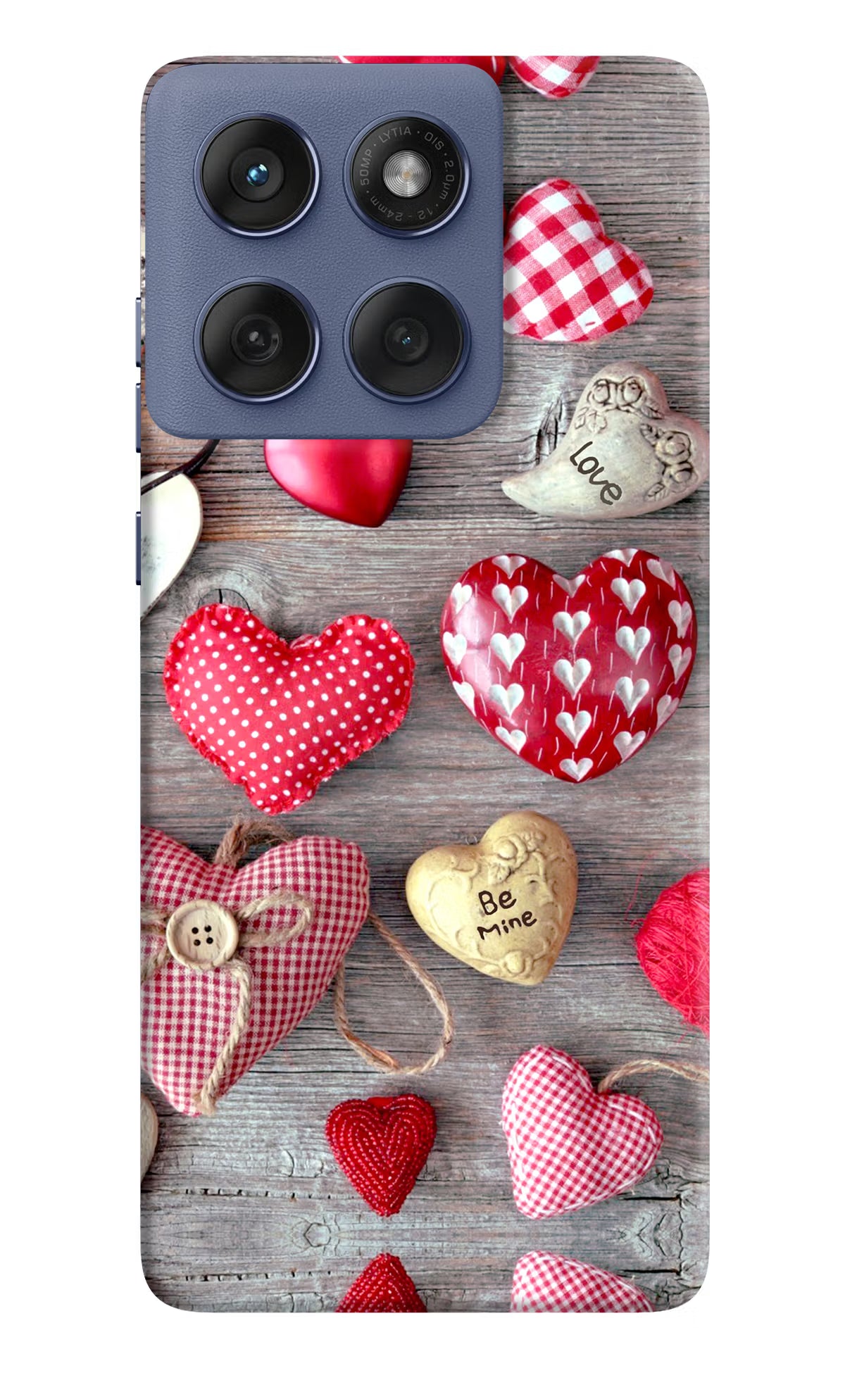 Love Wallpaper Moto Edge 60 Fusion Hard Case Back Cover by Casekaro