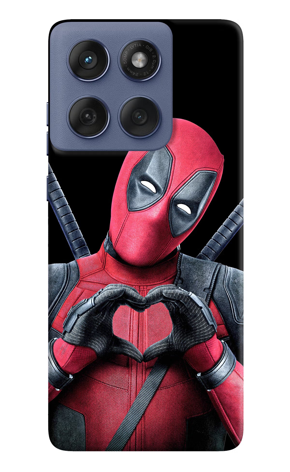 Deadpool Moto Edge 60 Fusion Hard Case Back Cover by Casekaro