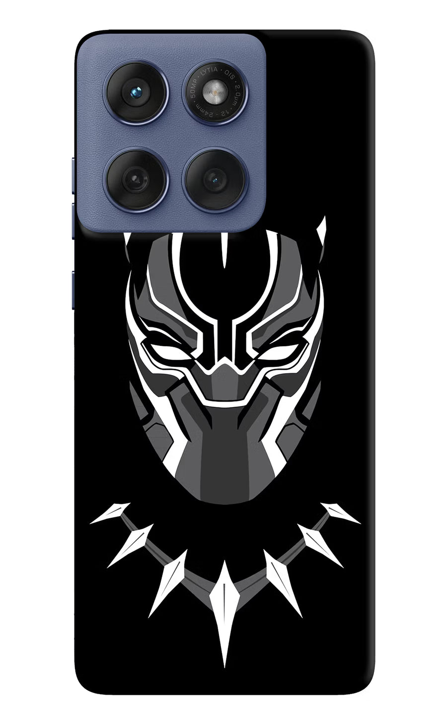 Black Panther Moto Edge 60 Fusion Back Cover, Hard case
