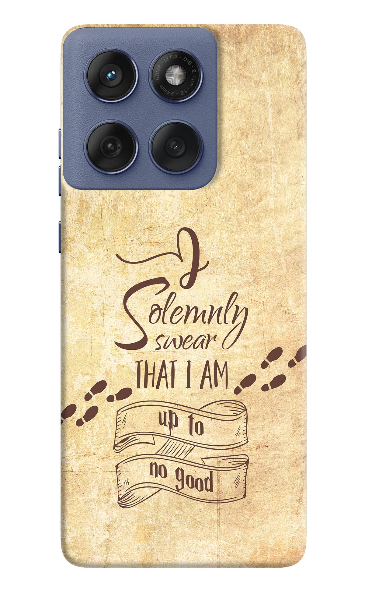I Solemnly swear that i up to no good Moto Edge 60 Fusion Hard Case Back Cover by Casekaro