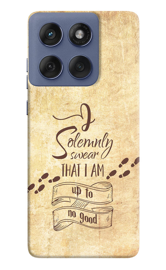 I Solemnly swear that i up to no good Moto Edge 60 Fusion Hard Case Back Cover by Casekaro