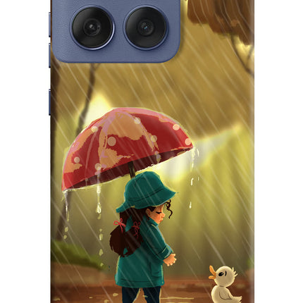 Rainy Day Moto Edge 60 Fusion Hard Case Back Cover by Casekaro