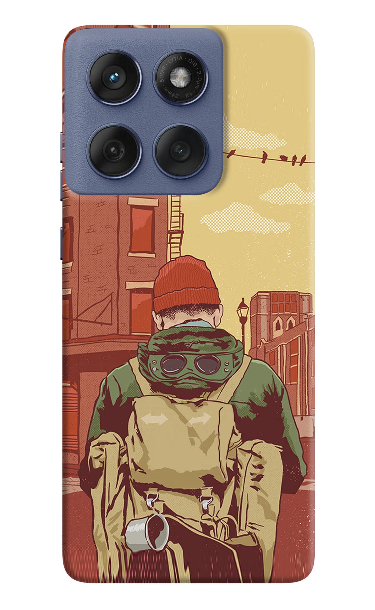 Adventurous Moto Edge 60 Fusion Hard Case Back Cover by Casekaro