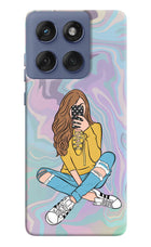 Selfie Girl Moto Edge 60 Fusion Hard Case Back Cover by Casekaro