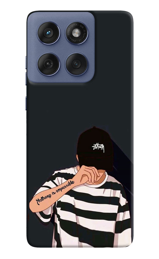 Aesthetic Boy Moto Edge 60 Fusion Hard Case Back Cover by Casekaro